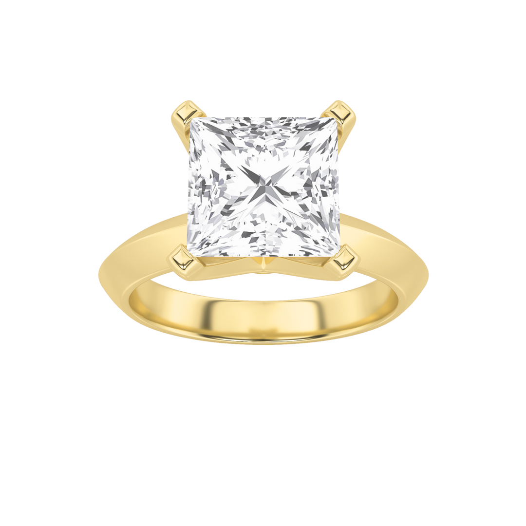 14K Yellow Gold 2ctw Lab Diamond Ring Sz7