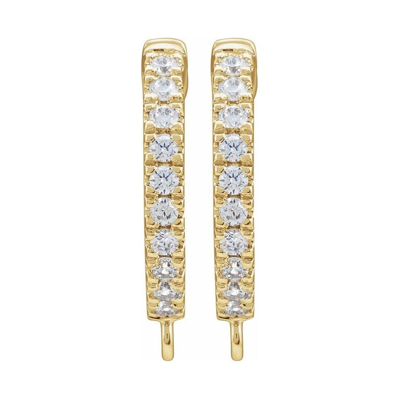 Accented Hoop Earring Top