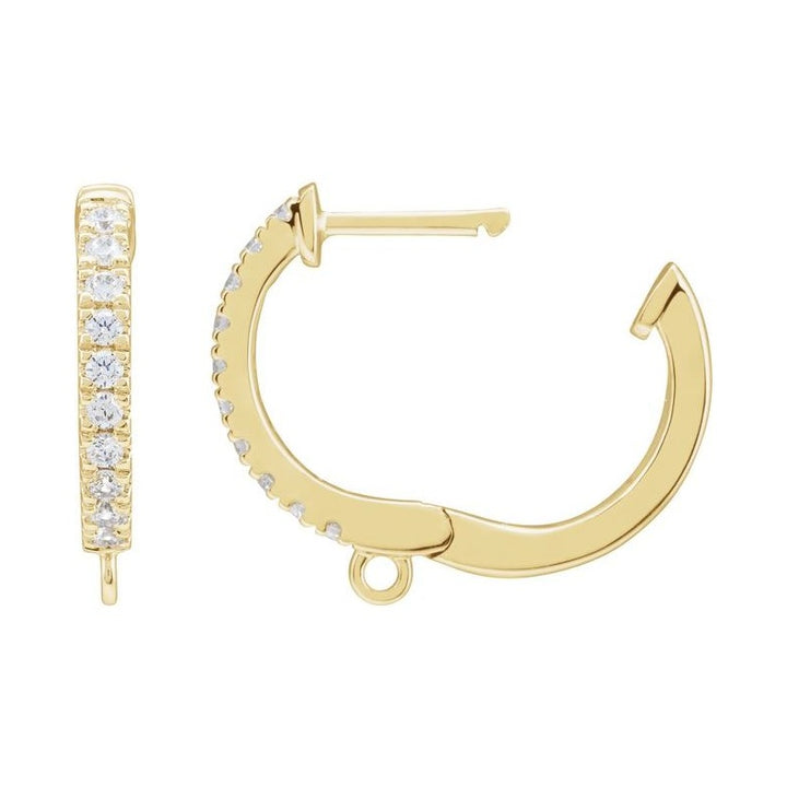 Accented Hoop Earring Top