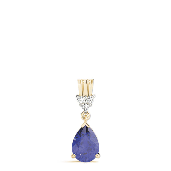 18K Yellow Gold Diamond Fashion Pendant