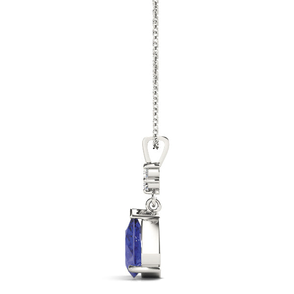 18K White Gold Diamond Fashion Pendant