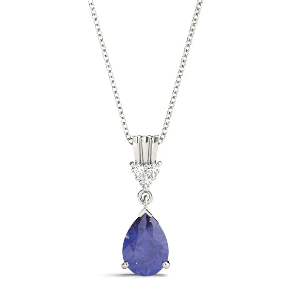 14K White Gold Diamond Fashion Pendant