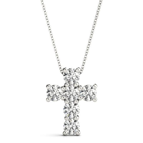 Diamond Religious Cross Pendant