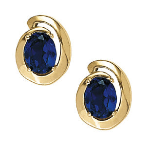 Oval Diamond Single Earring in Premium Metal