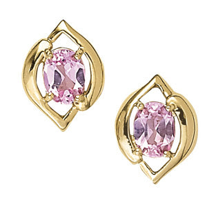 Platinum Oval Diamond Fashion Earrings
