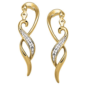Diamond Round Earring Jackets