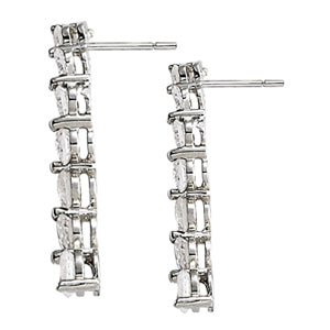 Diamond Journey Round Earrings