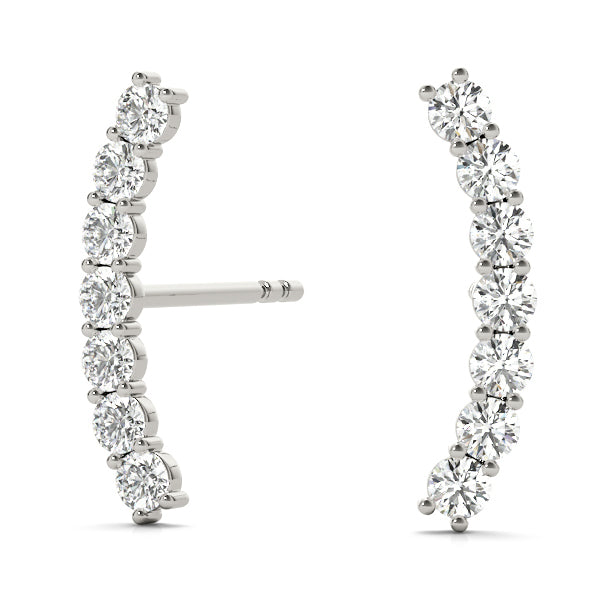 Diamond 7 Stone Earring Jackets