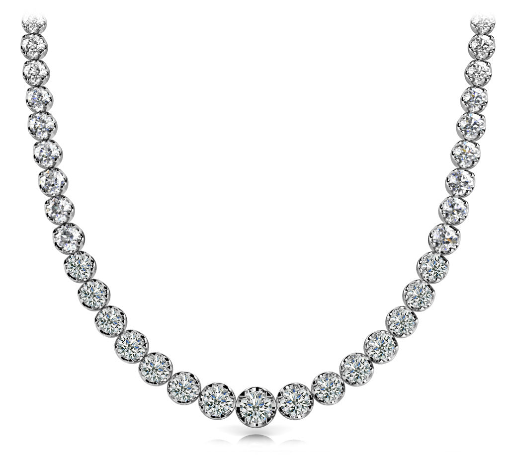 Diamond Graduated Necklace