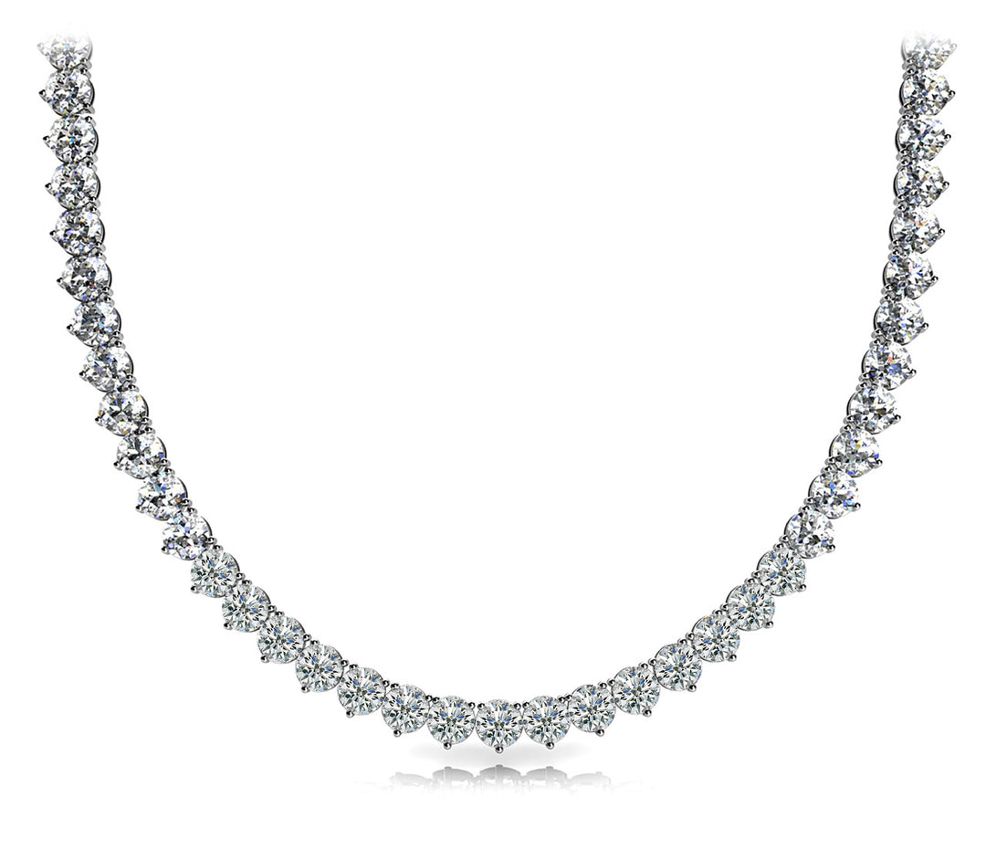 125 Diamond Riviera Pendant Necklace