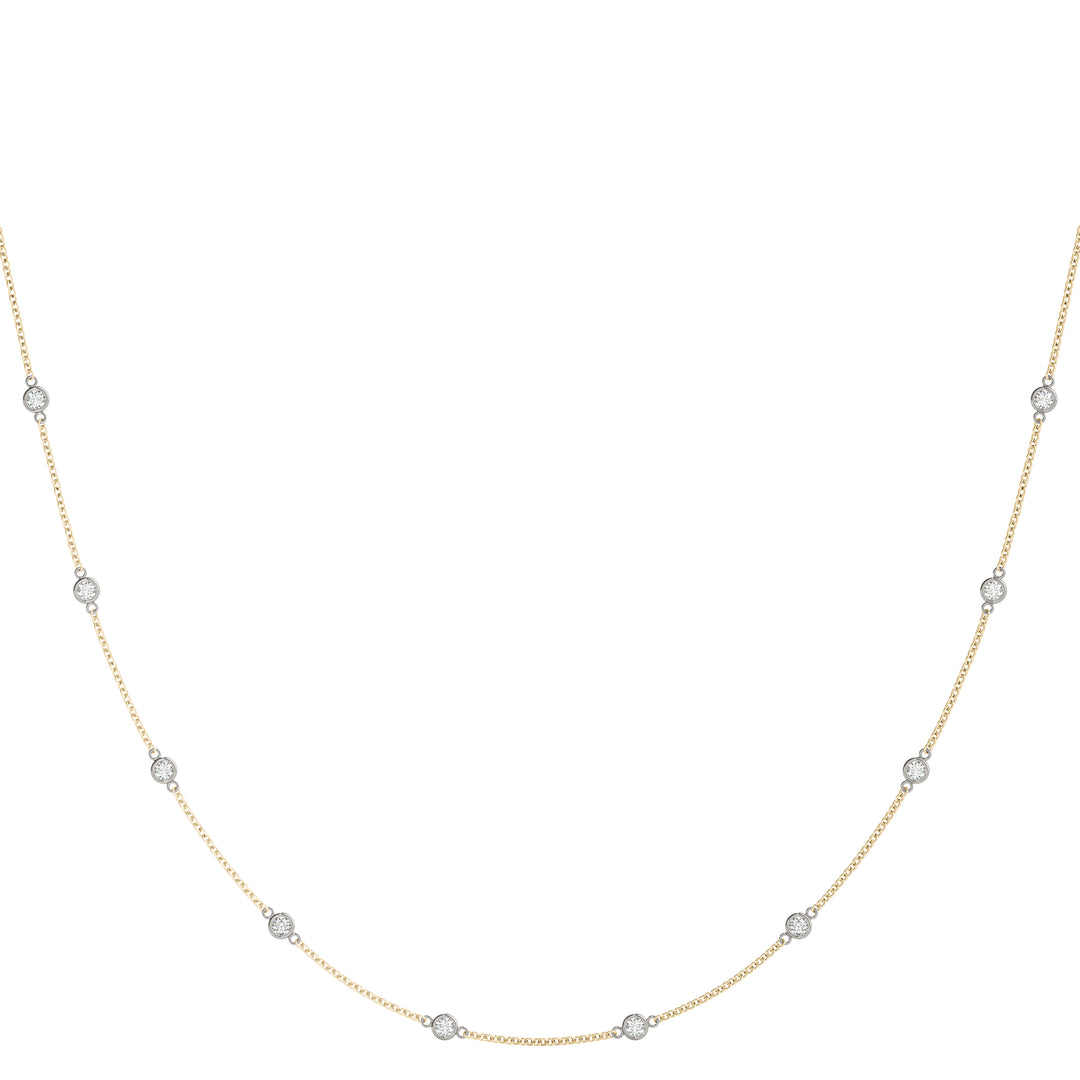 Rose Gold 1ctw Round Diamond Pendant Necklace