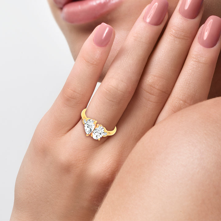 14K 2.17CT Certified Lab Grown Ring