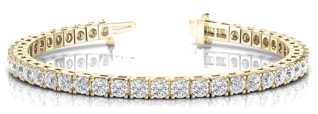 14K Yellow Gold 1.5ctw Diamond Tennis Bracelet