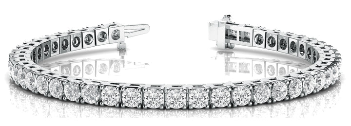 Platinum Diamond Line Bracelet | 1.5 Total Carat