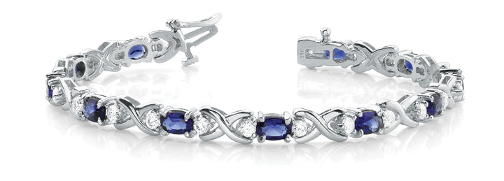 18K White Gold 1.33ctw Diamond Fashion Bracelet