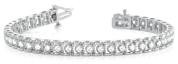 18K White Gold Diamond Fashion Bracelet