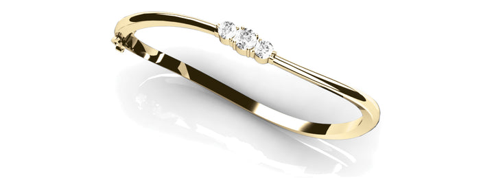18K Yellow Gold Diamond Fashion Bracelet