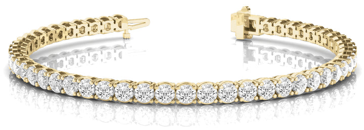 14K Yellow Gold 2.31ctw Diamond Line Bracelet