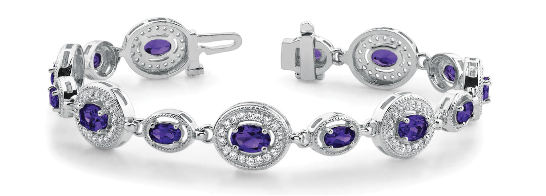 Diamond Multi-Stone Fashion Bracelet