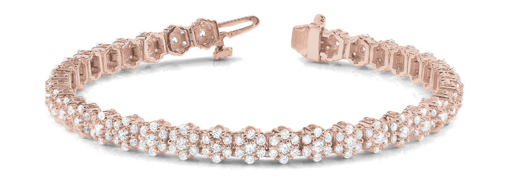 Rose Gold Diamond Fashion Bracelet | 18K Luxury