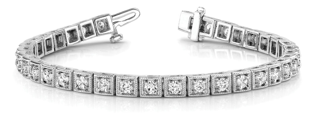 Vintage Diamond Multi-Stone Bracelet