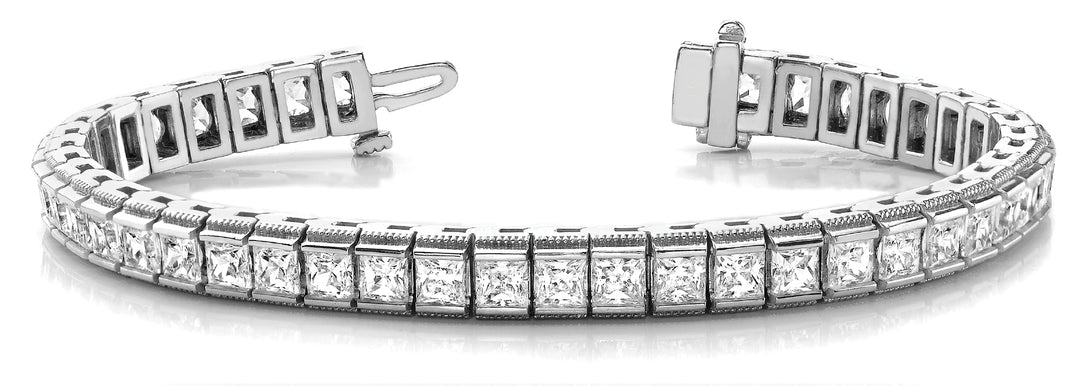 70 Diamond Square Line Bracelet
