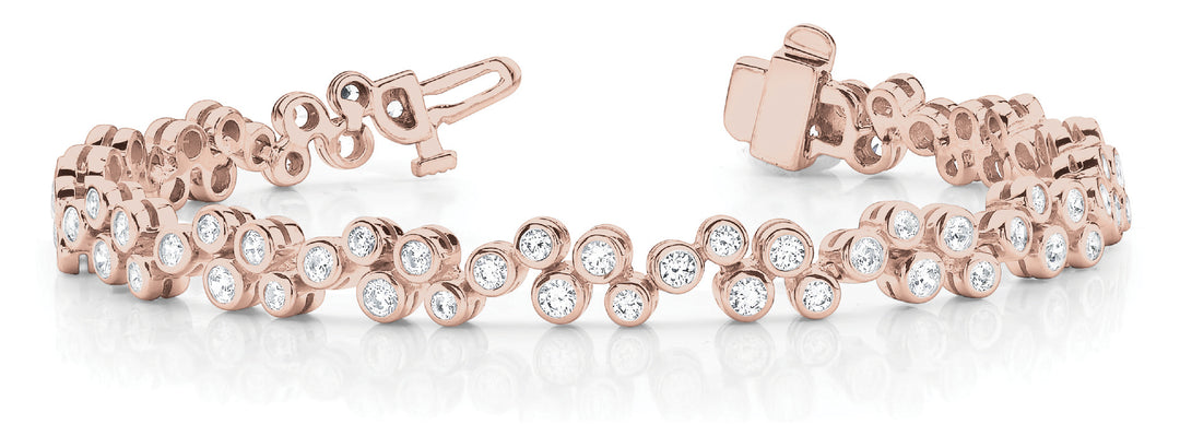 18K Rose Gold 1.5 ctw Diamond Bracelet