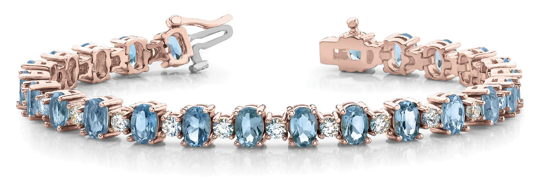 Rose Gold 2.16 ctw Round Diamond Fashion Bracelet