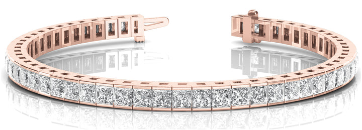 18K Rose Gold 3.70 ct Diamond Fashion Bracelet