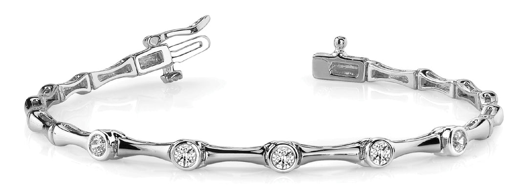Multi-Diamond Fashion Bracelet