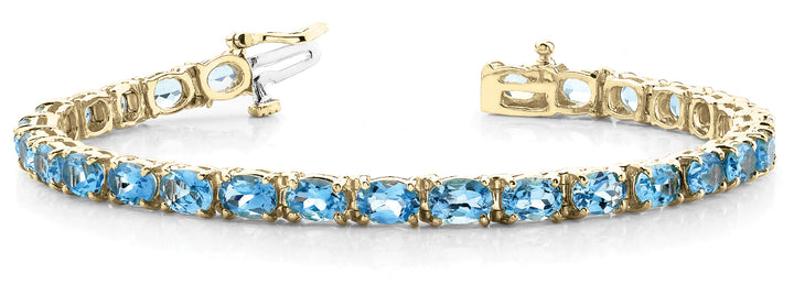 14K Yellow Gold Diamond Fashion Bracelet
