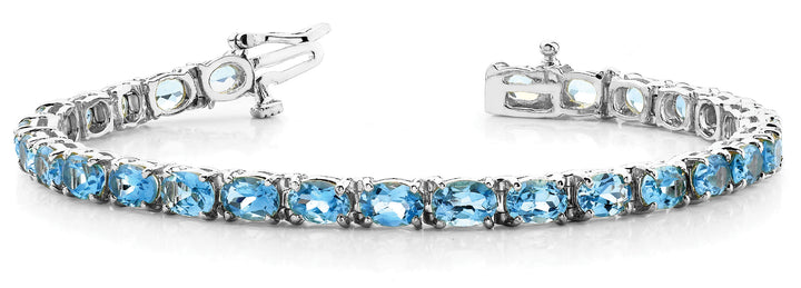 White Gold 21-Diamond Fashion Tennis Bracelet