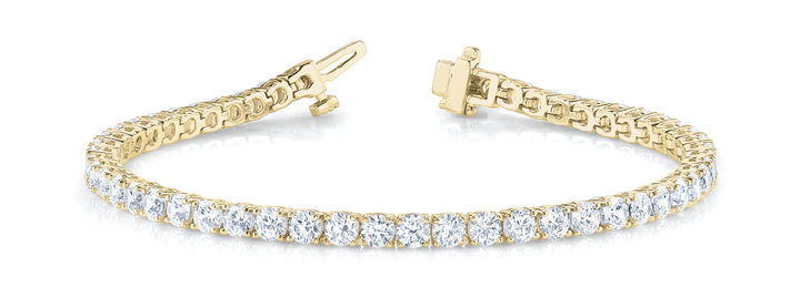 18K Yellow Gold Diamond Fashion Bracelet