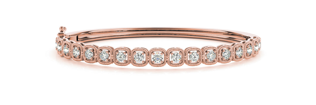 14K Rose Gold 5/8 ct Diamond Fashion Bracelet