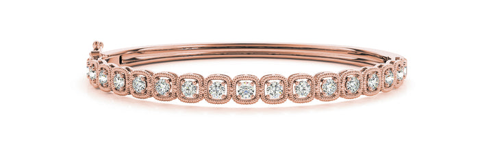 14K Rose Gold 5/8 ct Diamond Fashion Bracelet