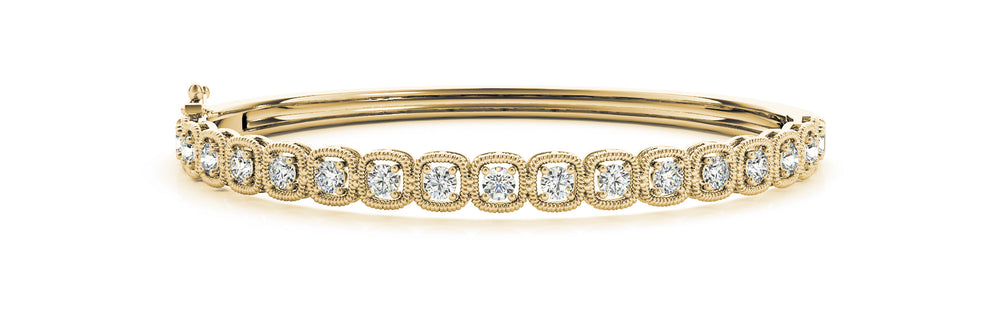 14K Yellow Gold 1 CT Diamond Fashion Bracelet