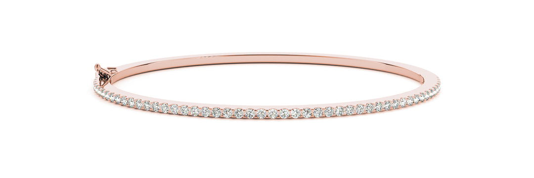 14K Rose Gold Diamond Fashion Bracelet
