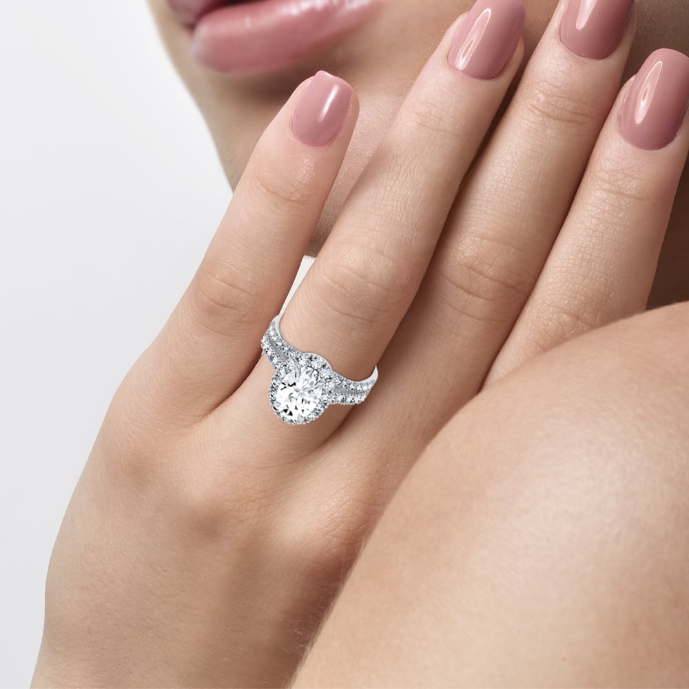 14k 3.17CT Certified Lab Grown Trio Sets