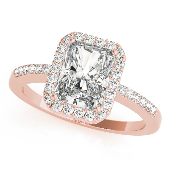 18K Rose Gold Multi-Diamond Fashion Ring