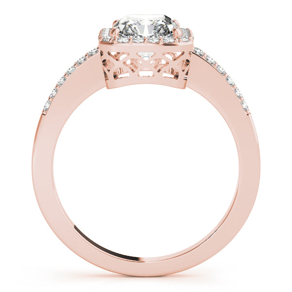 18K Rose Gold Multi-Diamond Fashion Ring