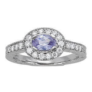 14K White Gold Diamond Cluster Fashion Ring