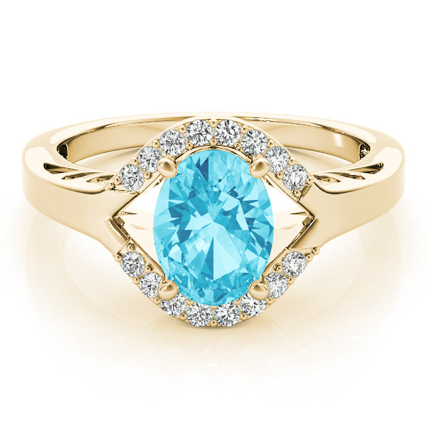 18K Yellow Gold Multi-Diamond Fashion Ring