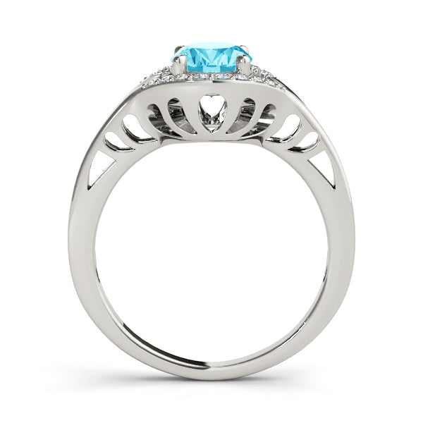 18K White Gold Diamond Fashion Ring