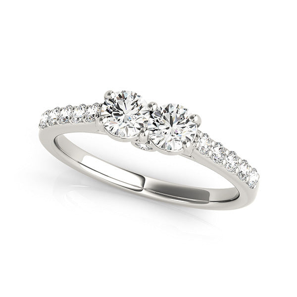 14K White Gold Diamond Fashion Ring