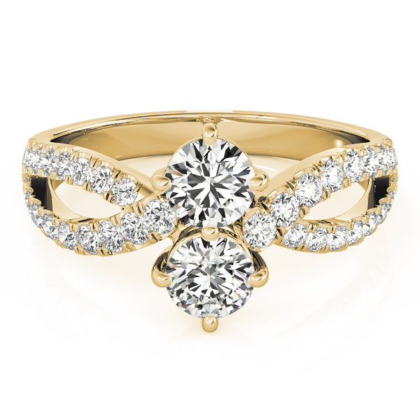 18K Yellow Gold Multi-Diamond Fashion Ring