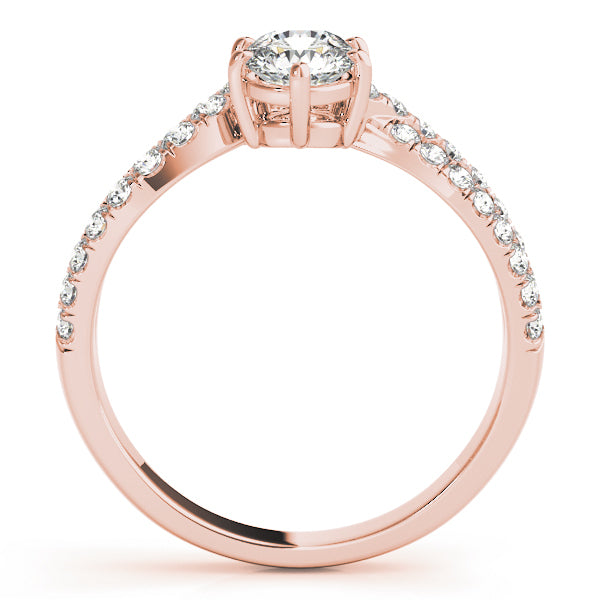 18K Rose Gold Multi-Diamond Fashion Ring