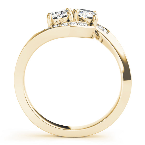 18K Yellow Gold Multi-Diamond Fashion Ring