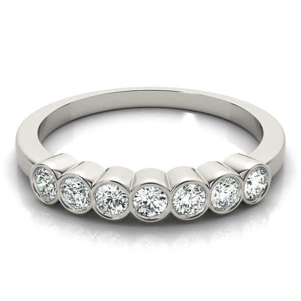 14K White Gold 3/8 ct Multi-Stone Diamond Ring