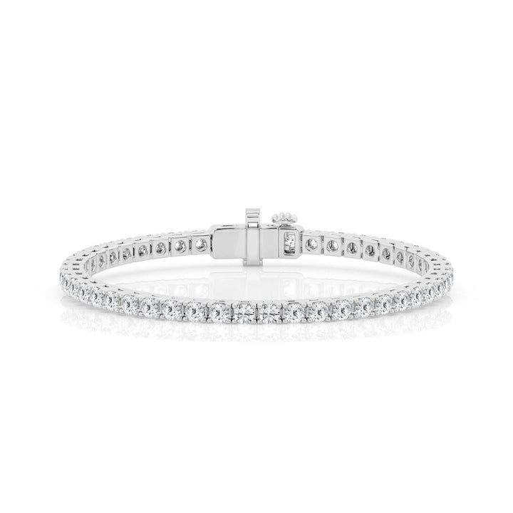 Brilliant 14K White Gold Lab Diamond Tennis Bracelet