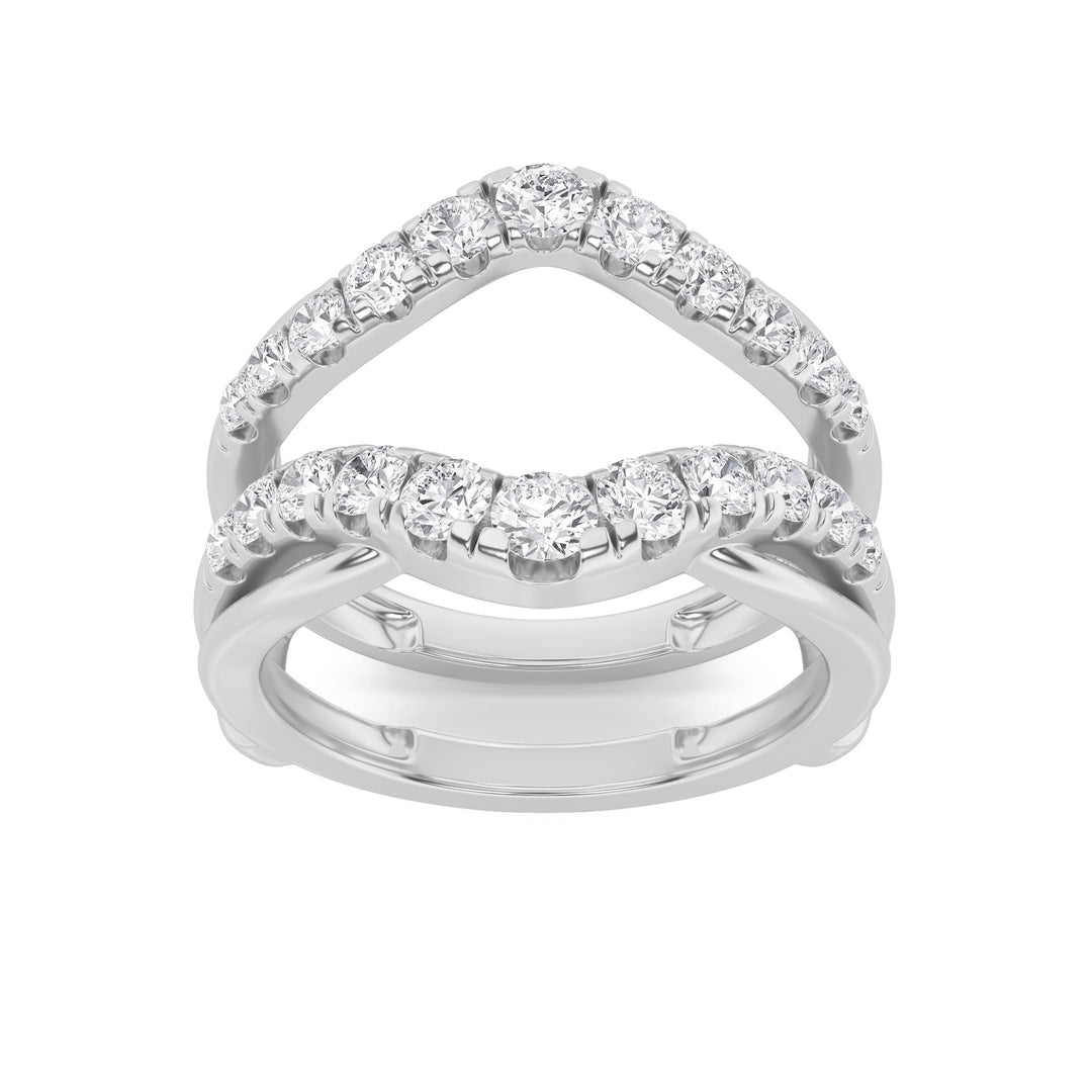 14K White Gold 3ctw F+ VS+ Lab Diamond Solitaire Ring Sz 7